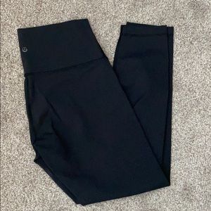 Lululemon black 7/8 high rise Wunder Unders